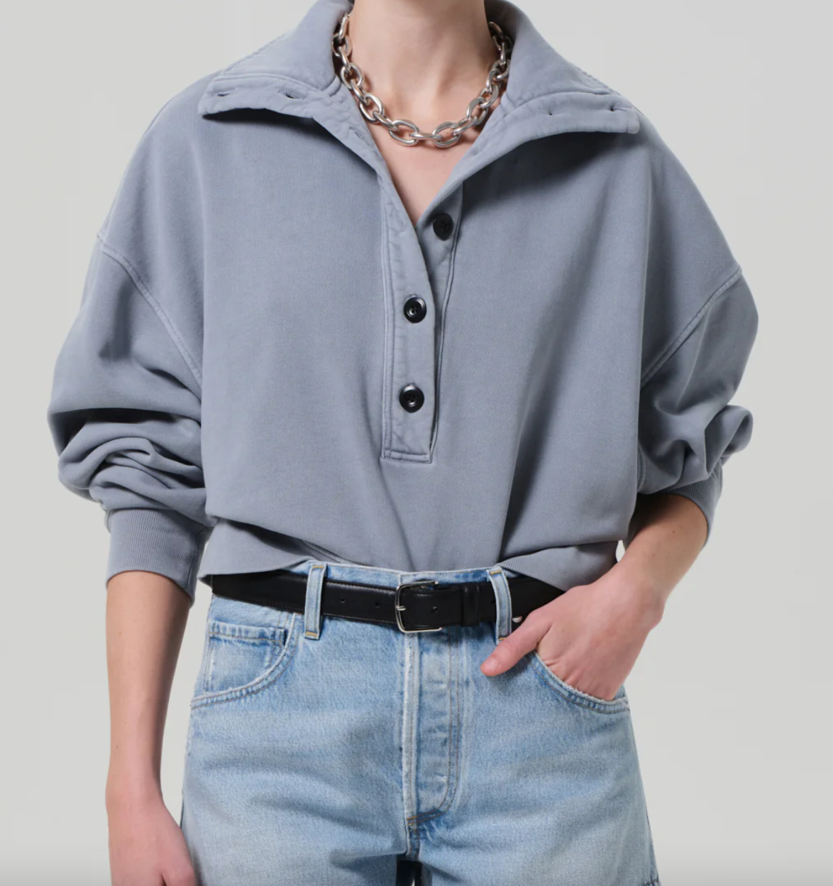 mirelle funnel neck in hematite