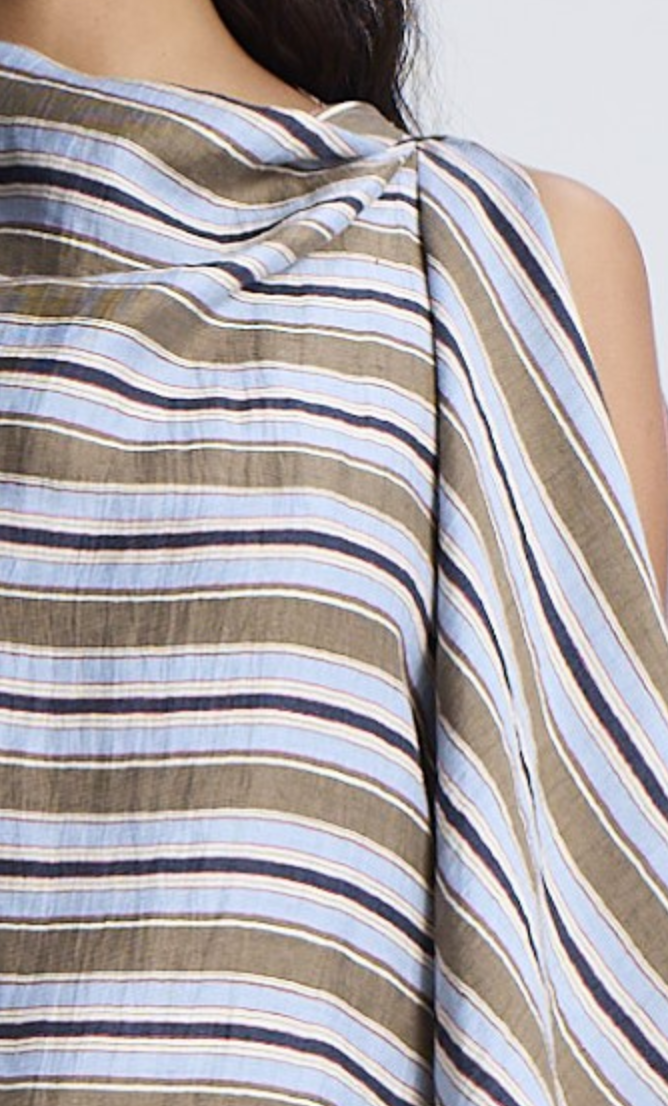 Lota linen top hazel stripe