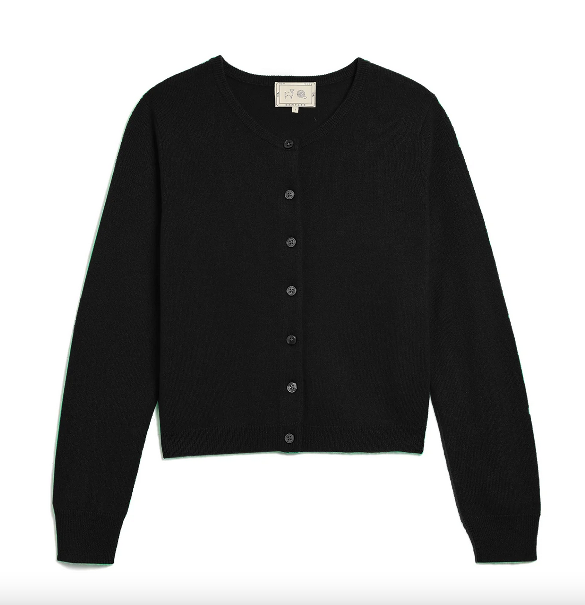 Ava cashmere cardigan black