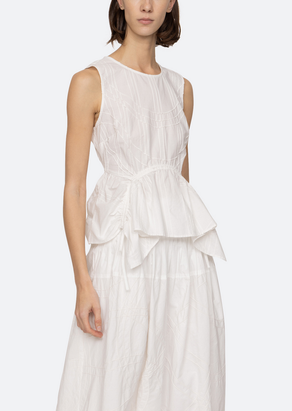 Camden top white