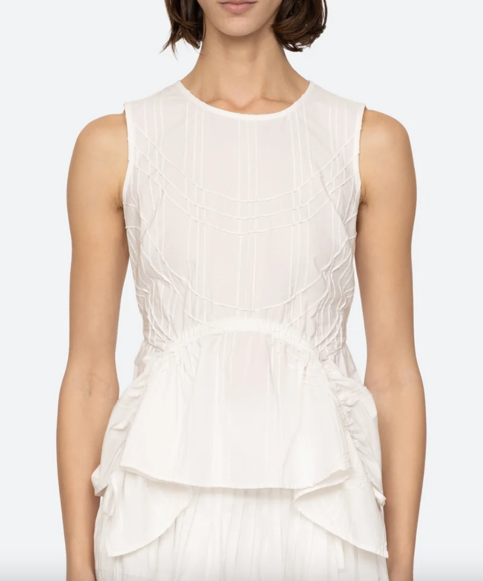 Camden top white