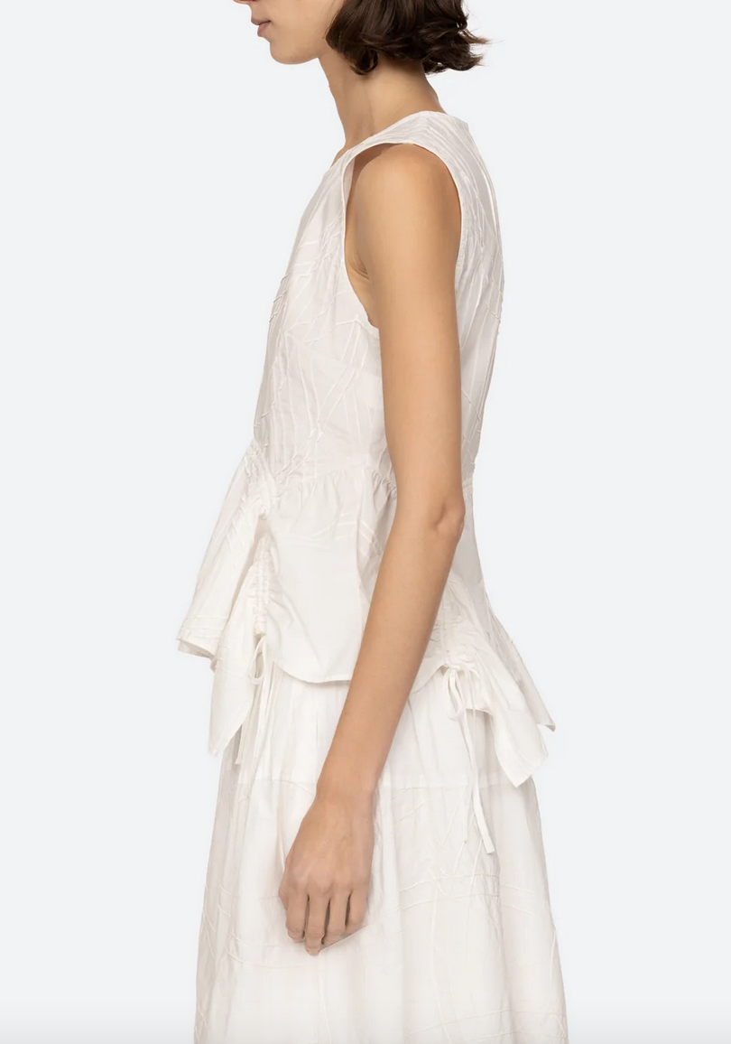 Camden top white