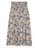 the canary skirt indigo floral