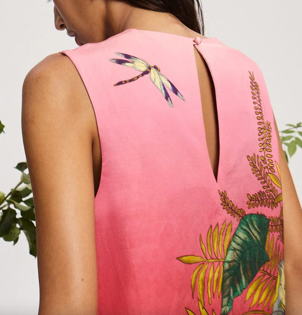 Inesz mini dress pink ombre