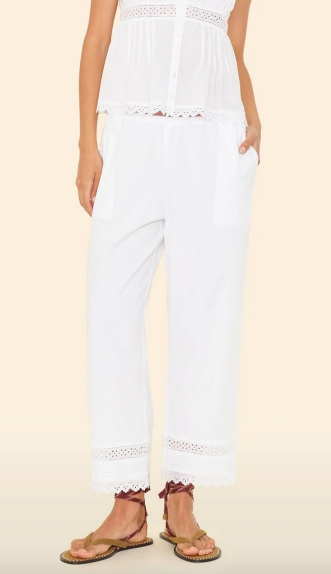 Blanc ilya pant