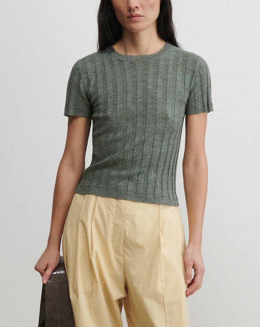 Keere top chambray