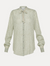 les petites pois print voile bow-tie shirt lichene