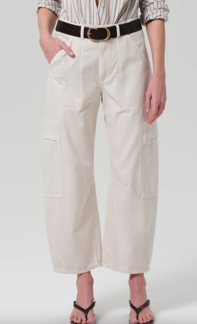 Marcelle low slung easy cargo almondette