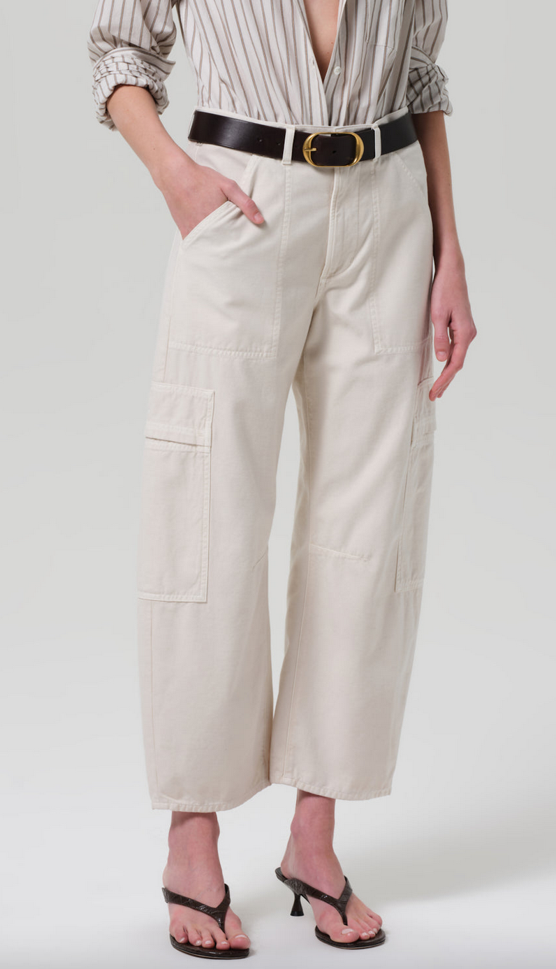 Marcelle low slung easy cargo almondette