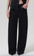 Brynn drawsteing linen trouser in true navy