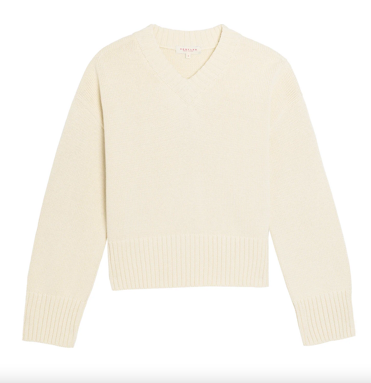faris cotton sweater off white