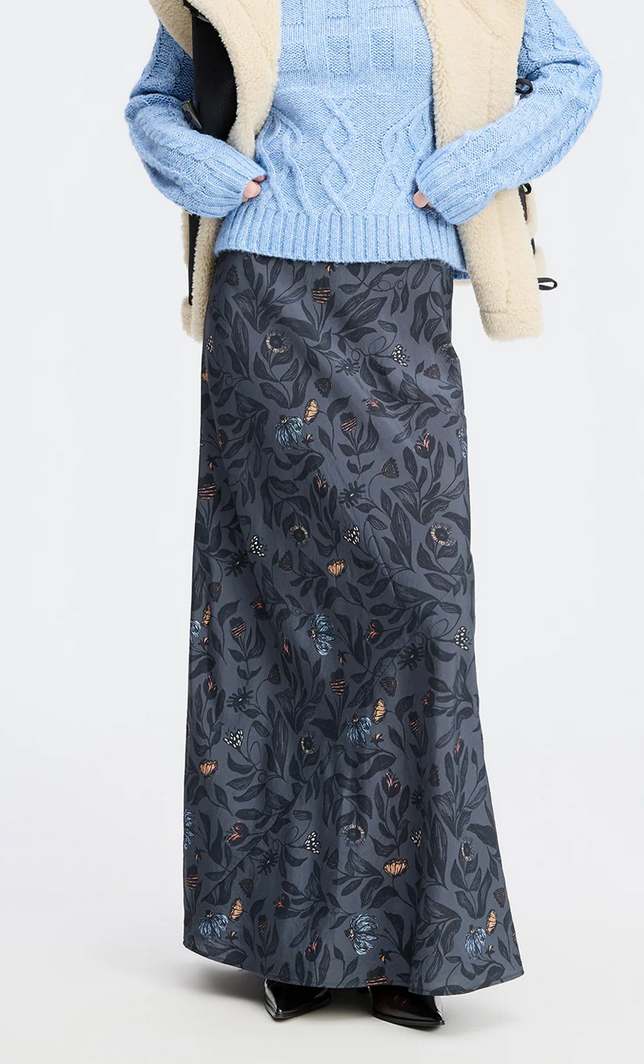Bardot skirt charcoal