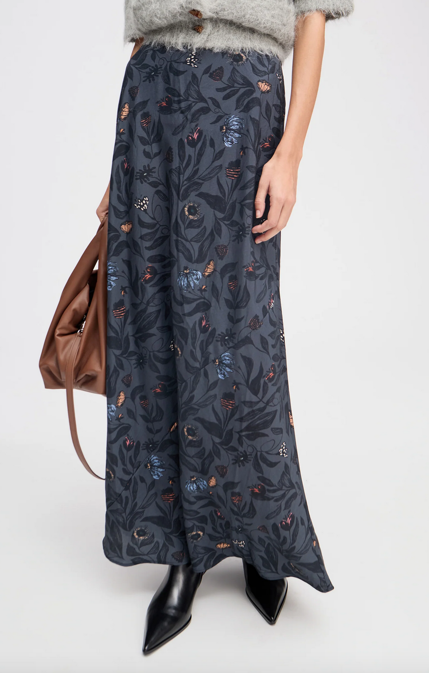 Bardot skirt charcoal