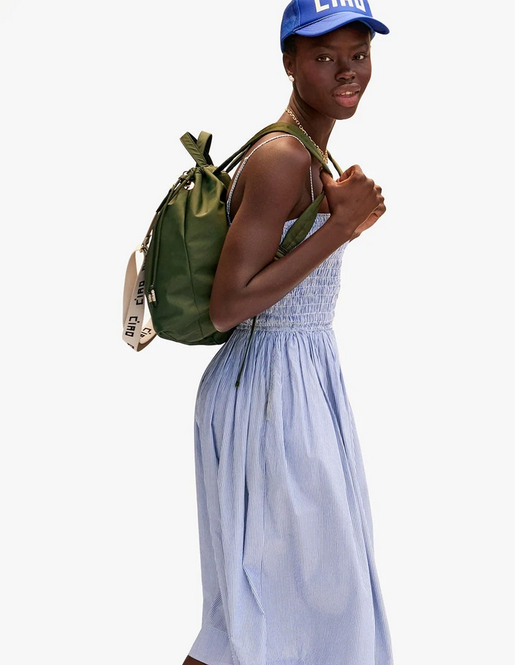 sac tout backpack army recycled nylon