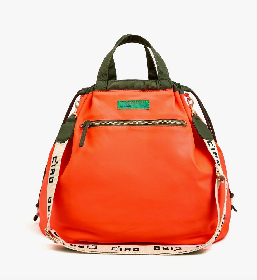 sac tout backpack army recycled nylon