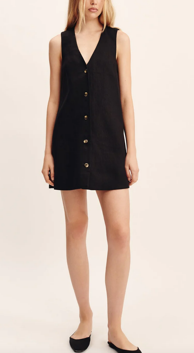 nancy mini dress black