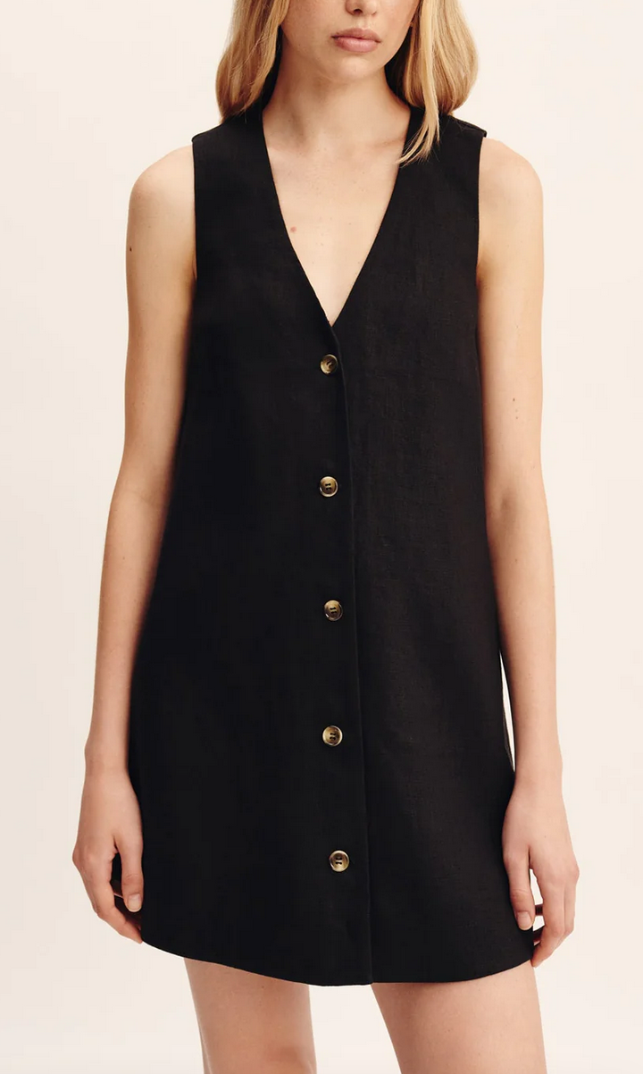 nancy mini dress black