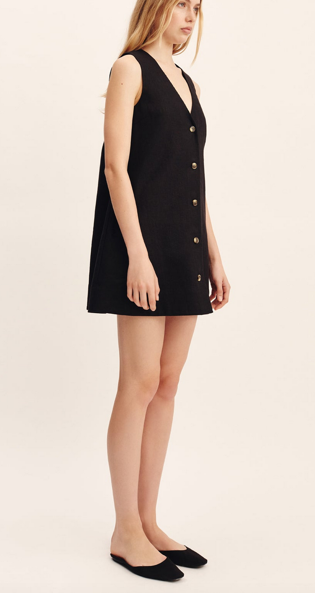 nancy mini dress black