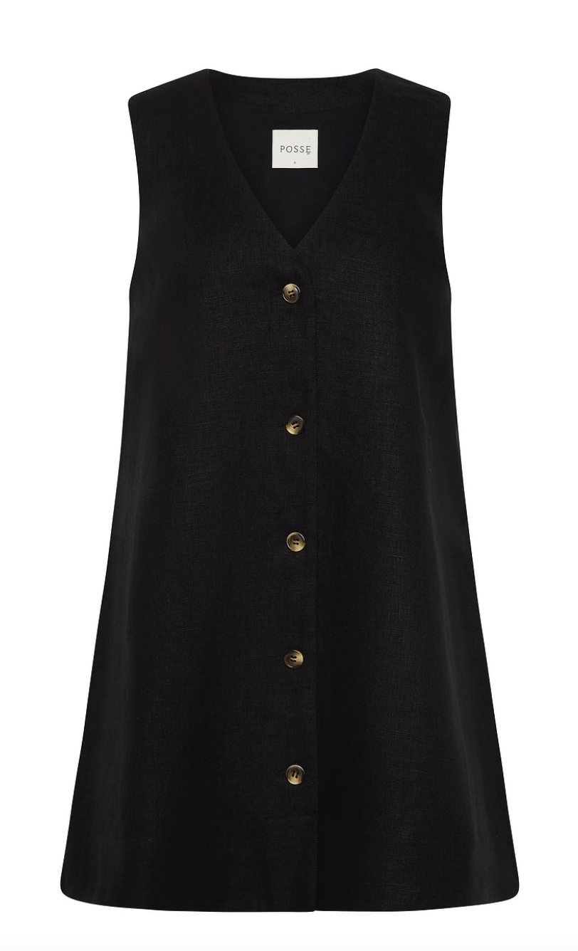 nancy mini dress black