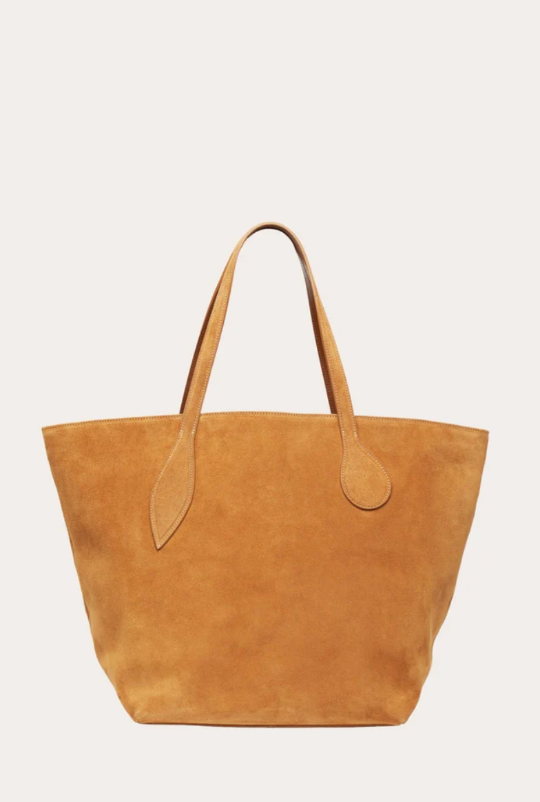 sprout tote rhum suede