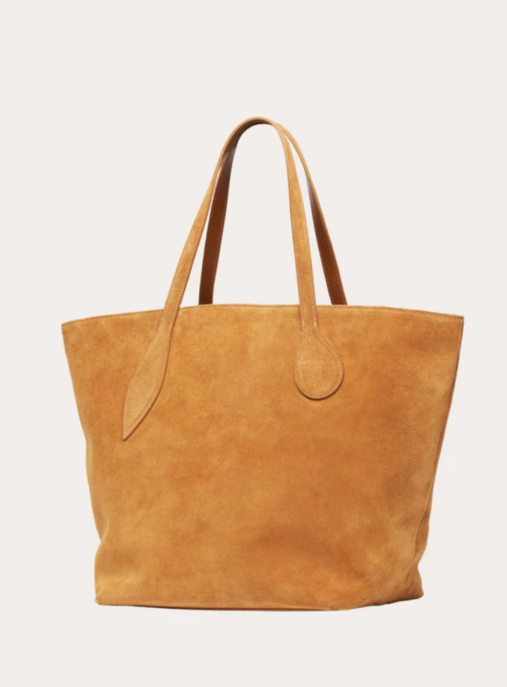 sprout tote rhum suede