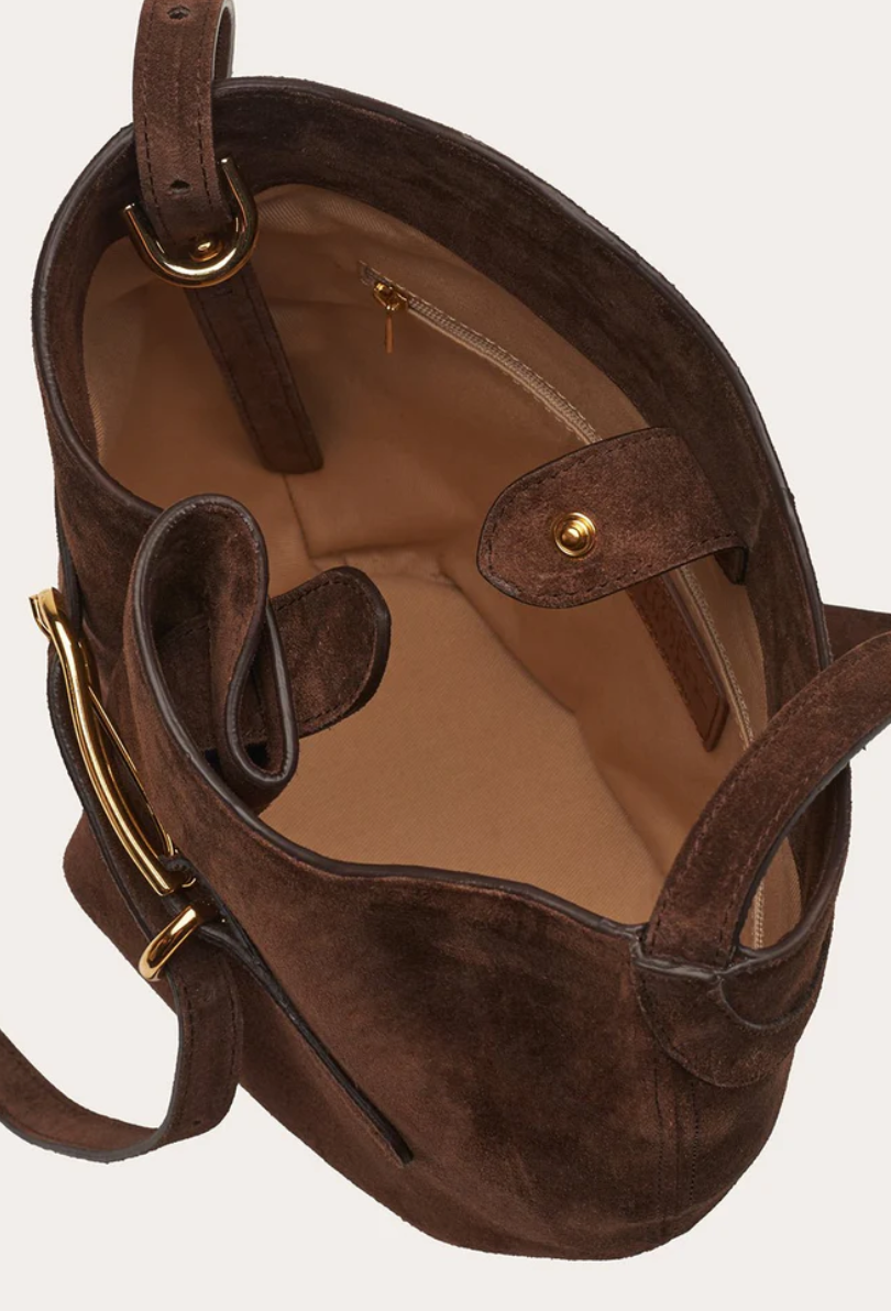 ★MCLANEE★ Belted suede bucket bag belted_suede MUSINSA | MCLANEE Belted suede bucket bag