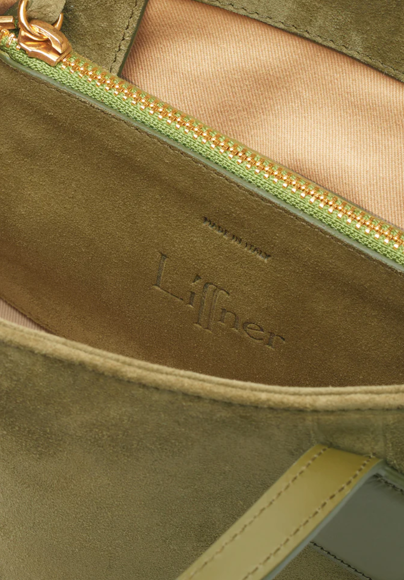 sprout tote micro herb suede