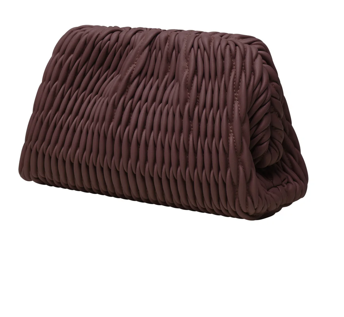 enzo clutch bag deep plum