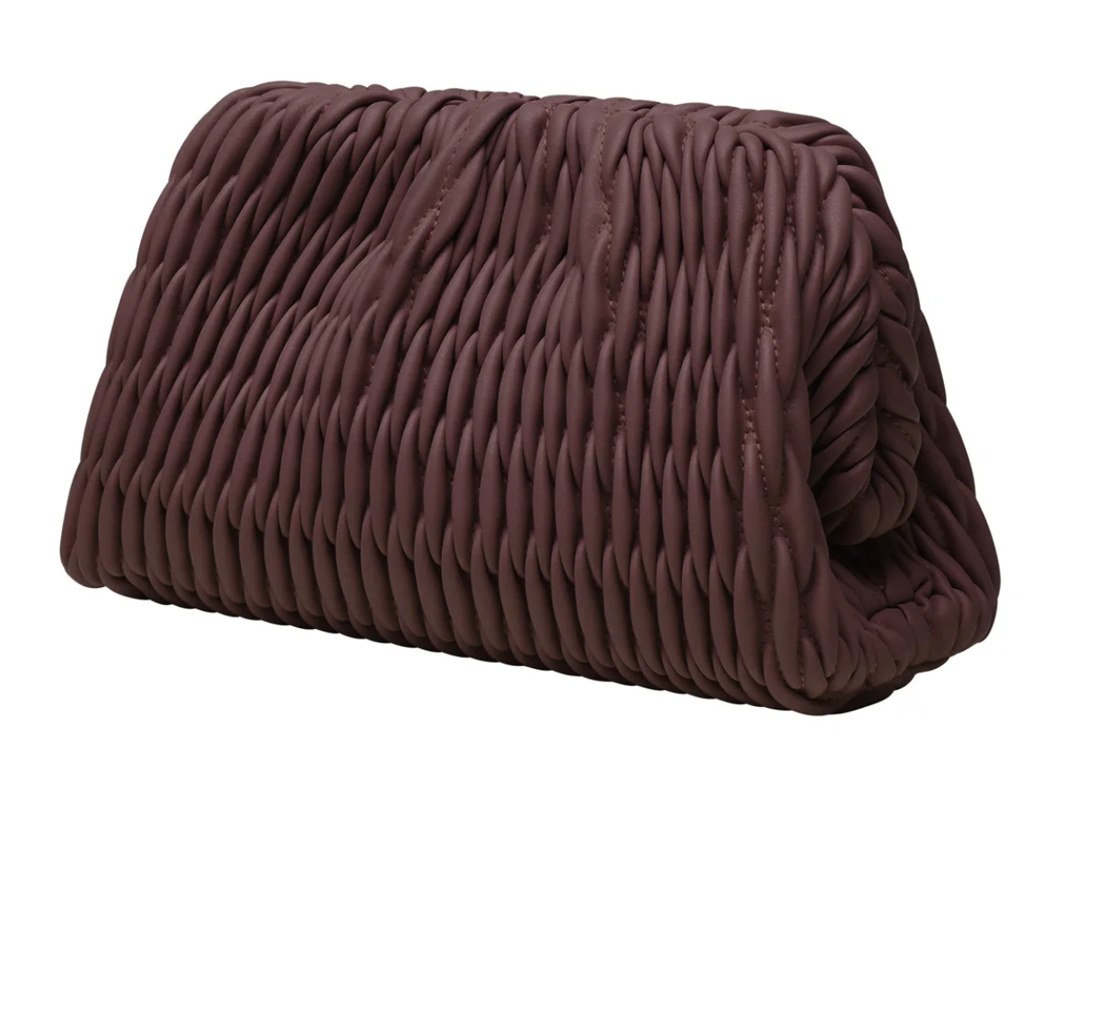 enzo clutch bag deep plum