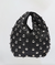simone studded leather bag black