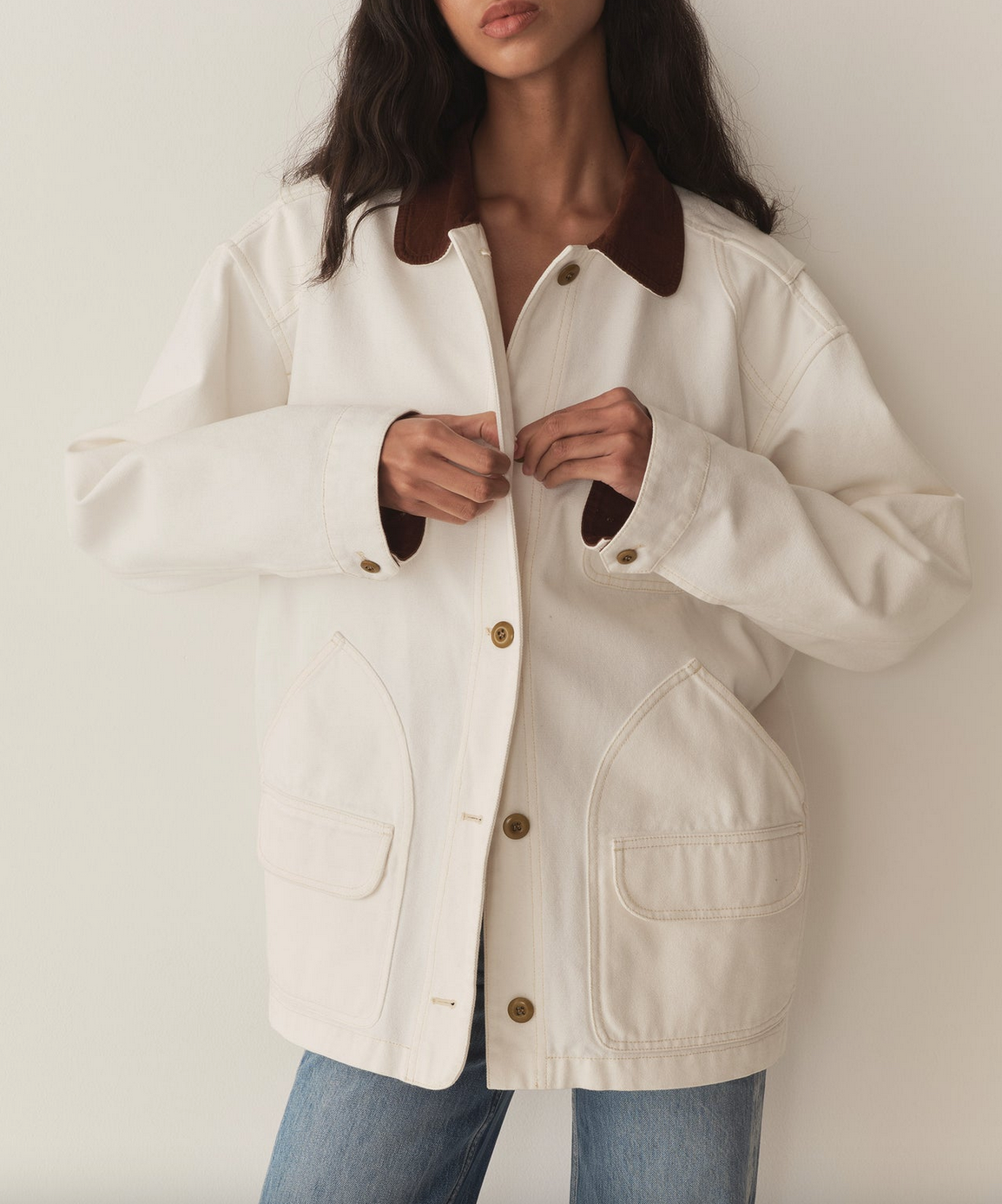 pascual jacket in salt