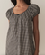 julia dress noir la maddalena gingham