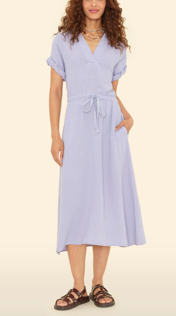 adeline midi dress Xirena Adeline Dress in Iris XS