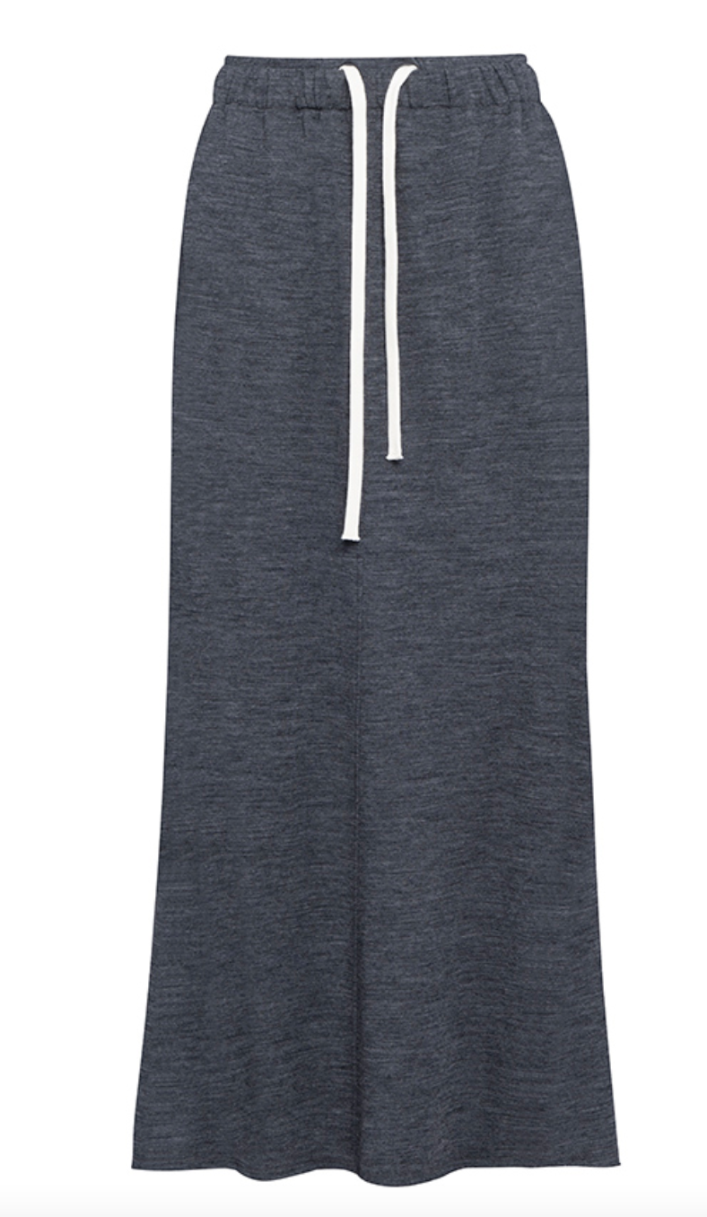 Bell skirt melange grey