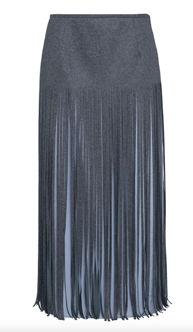 fresh skirt melange grey