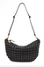 lune black knot woven leather