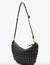 lune black knot woven leather