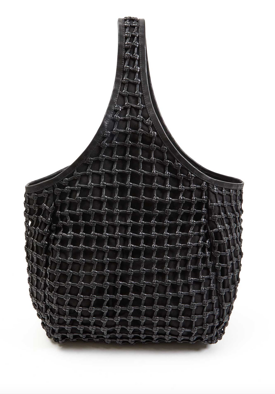 bando black knot woven leather