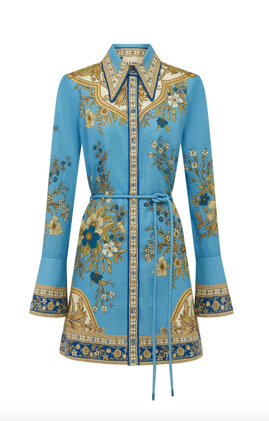 Cassie mini dress blue