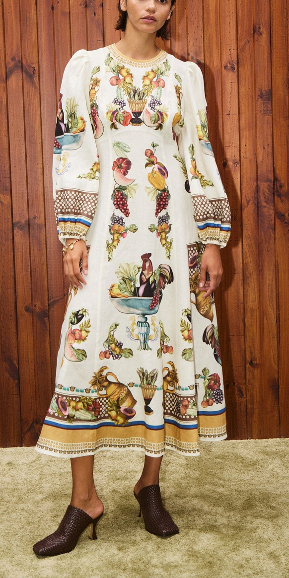 mercado midi dress