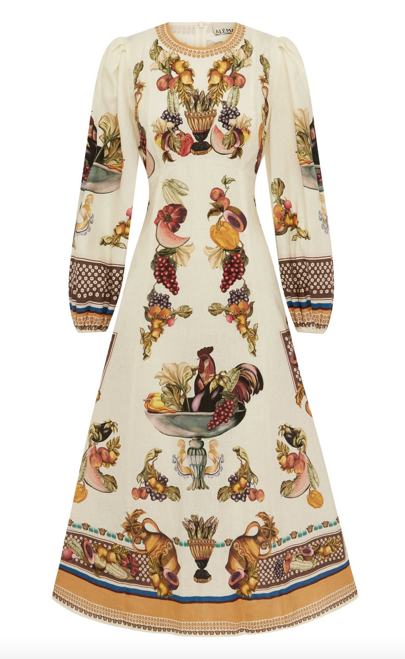 mercado midi dress