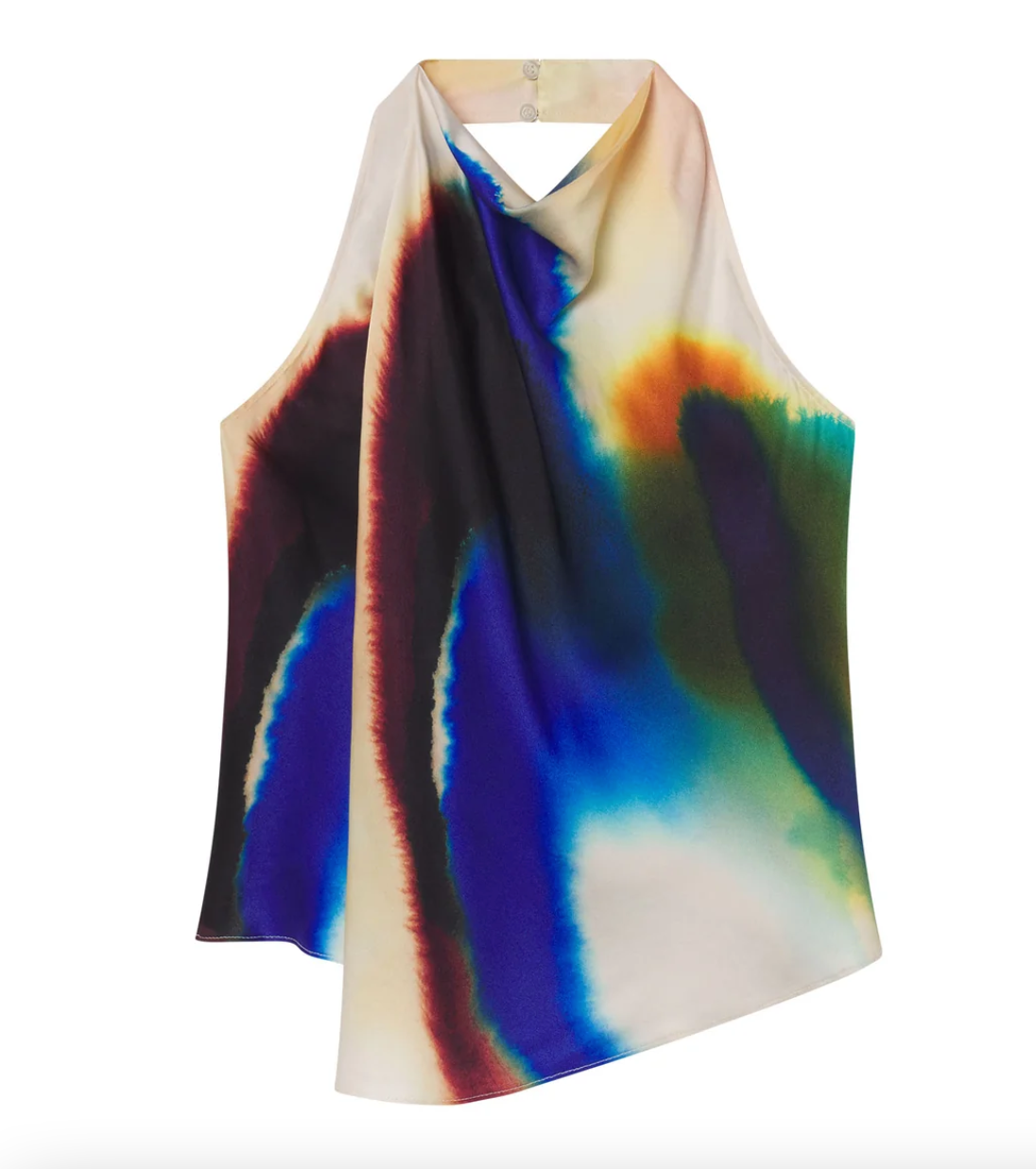 ada printed halter top lapis multi