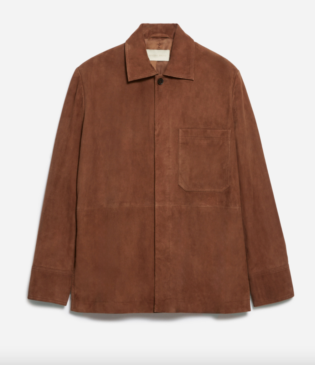 Florys jacket leather chocolate