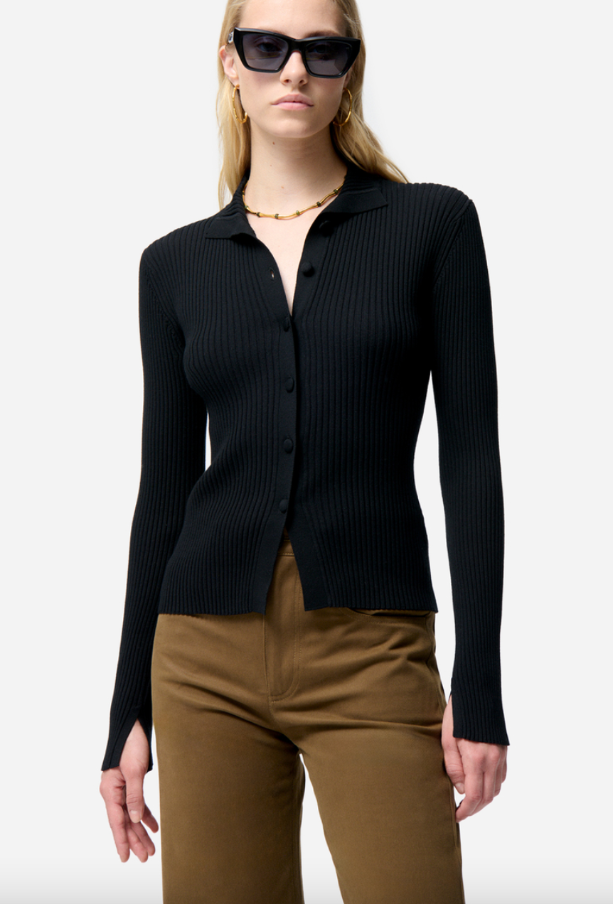 flore cardigan black