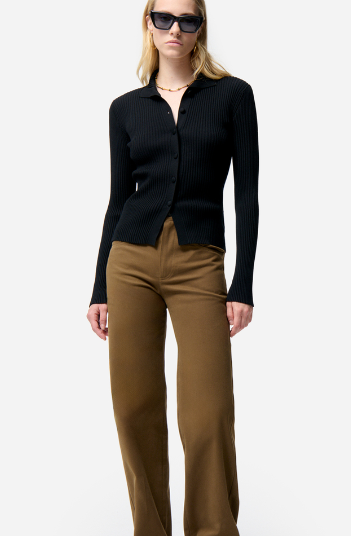 flore cardigan black