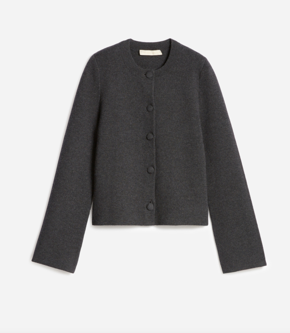 Firmin cardigan anthracite grey