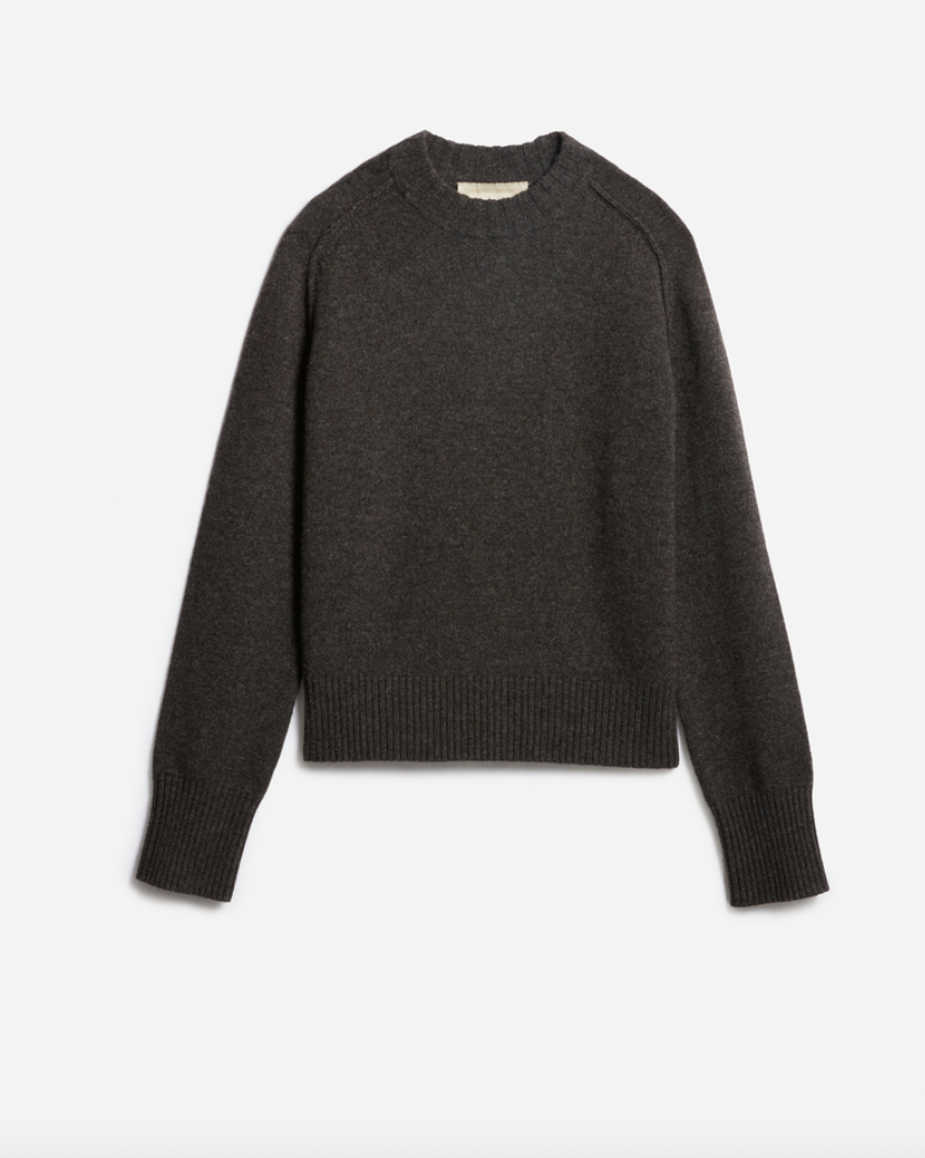 fresia sweater yak and wool anthracite grey