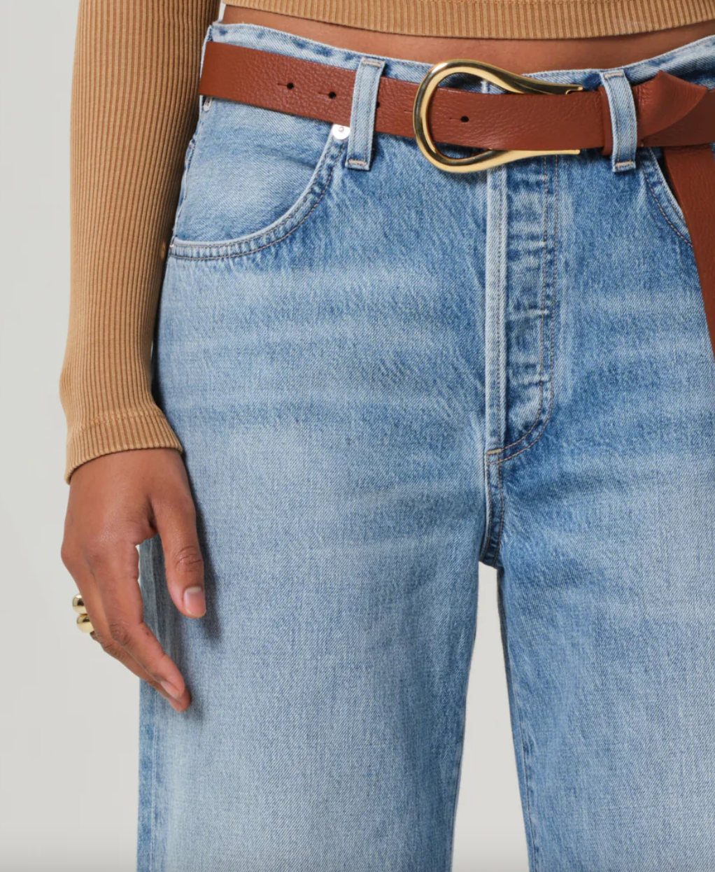 annina high rise wide leg 30" in meuse