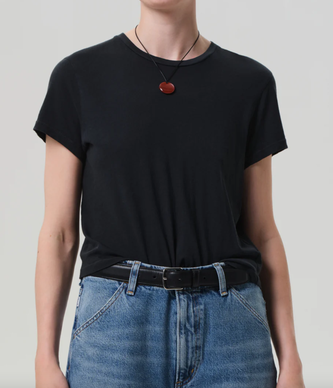 kyle tee in washed black