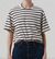 goldie tee in chocolate stripe